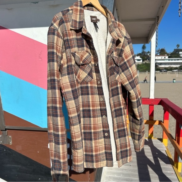 O'Neill Men's Multi-Color Plaid Shirt Jacket - Picture 5 of 13